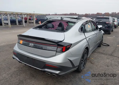 2025 Hyundai Sonata N Line из США, поврежденный, VIN KMHL54JC7SA496986